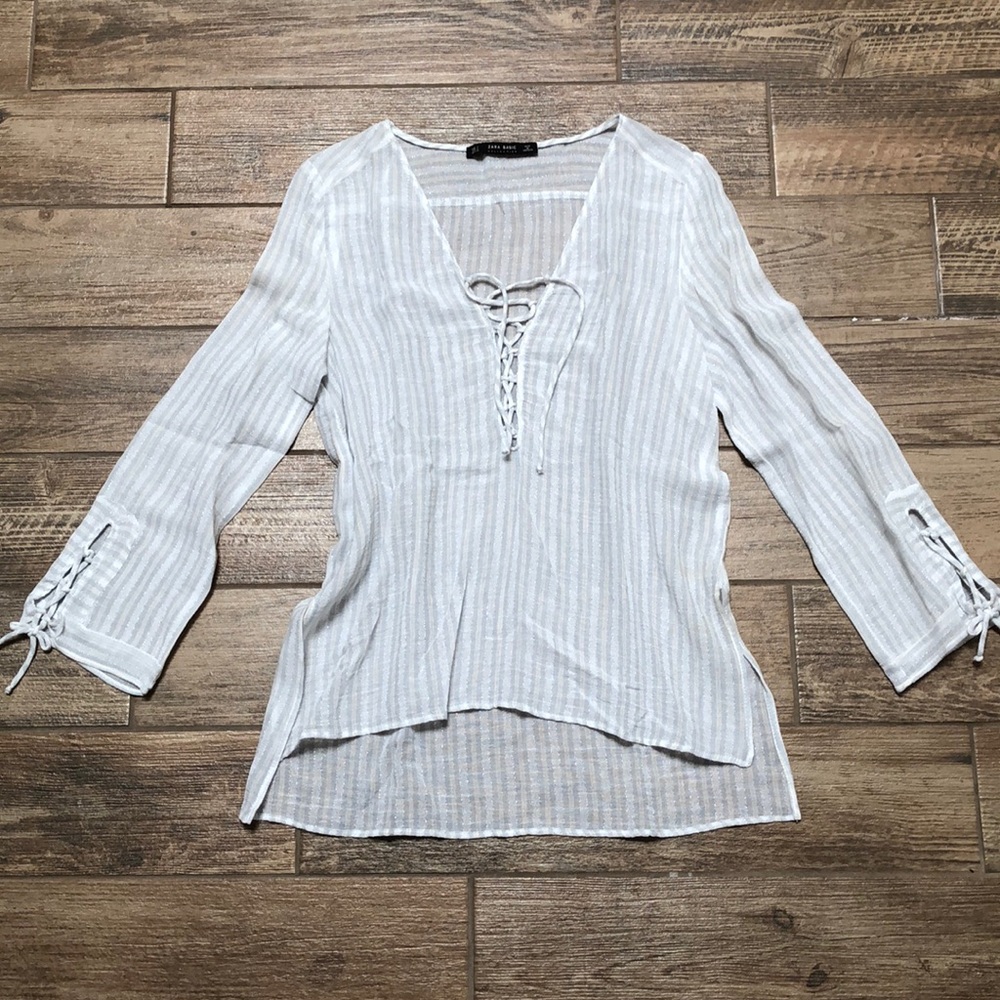 ZARA shimmery tunic